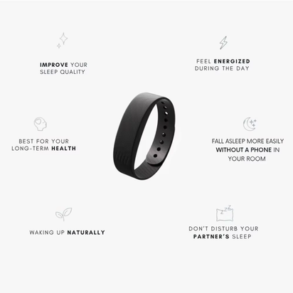 LED Digital Alarm Clock Watch Adjustable Waterproof Fitness Wristbands with Running Pedometer Snooze-Proof Vibrating Alarm