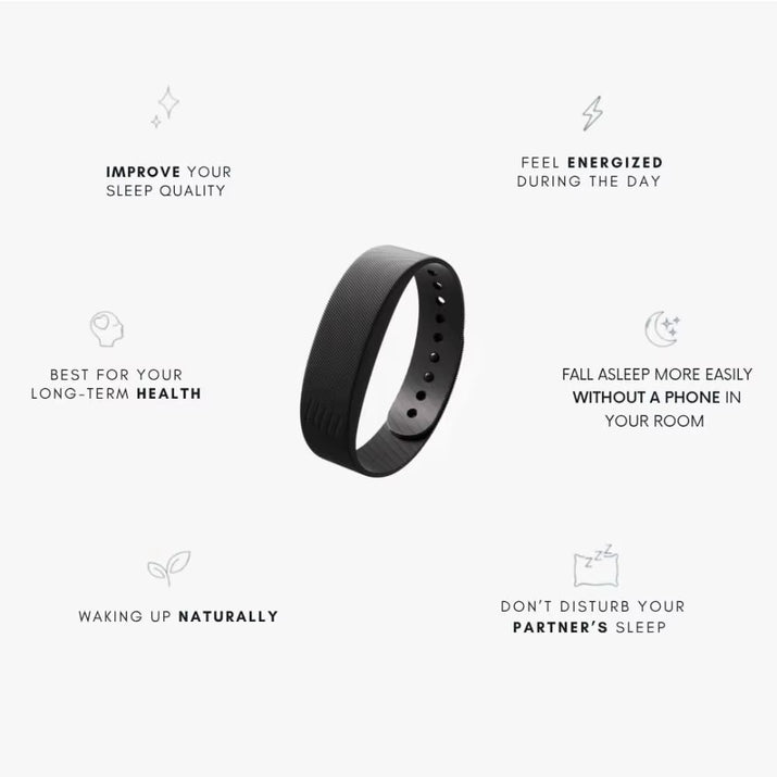 LED Digital Alarm Clock Watch Adjustable Waterproof Fitness Wristbands with Running Pedometer Snooze-Proof Vibrating Alarm